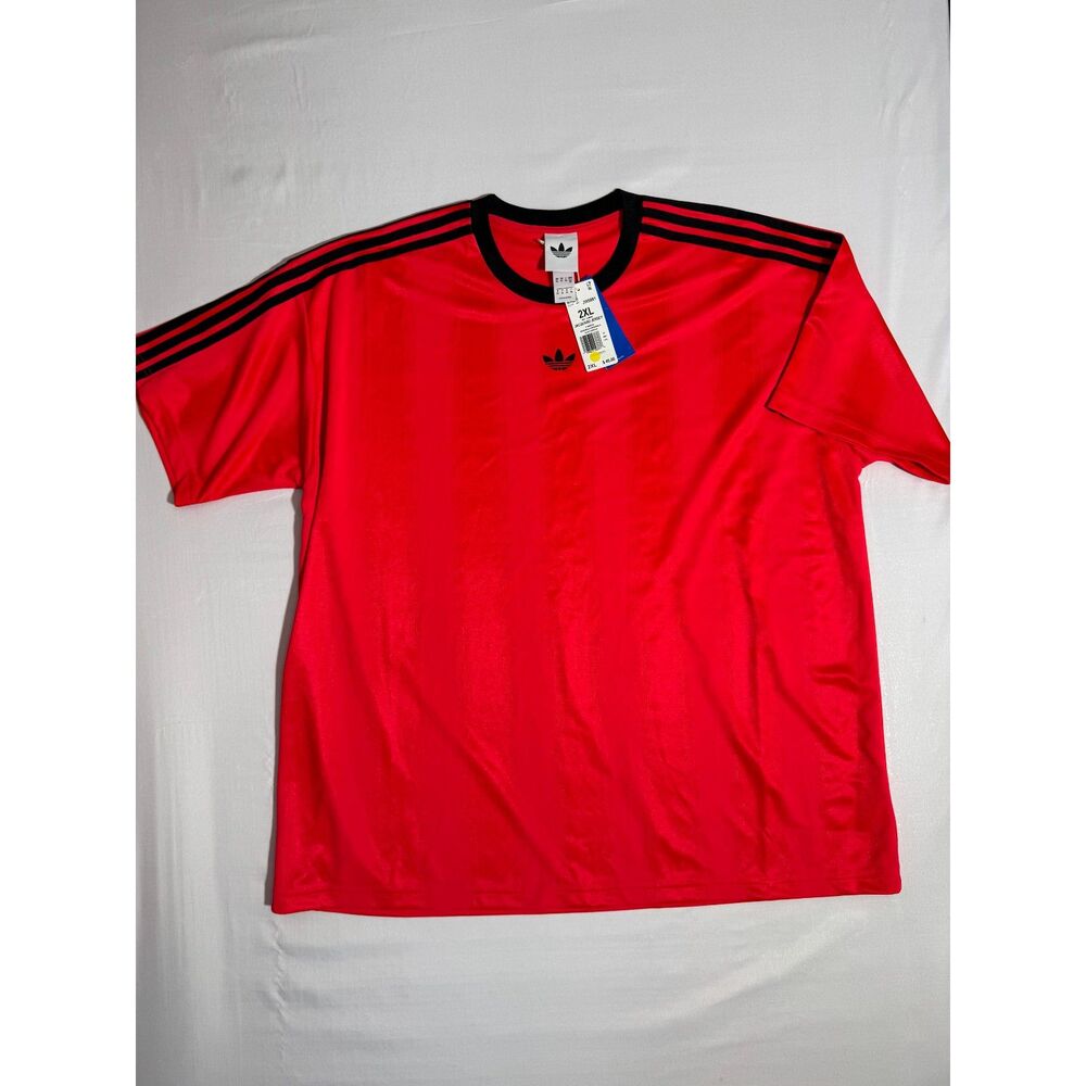 NWT Adidas Adicolor Jacquard Jersey | Lucid Red | Size 2X-Large